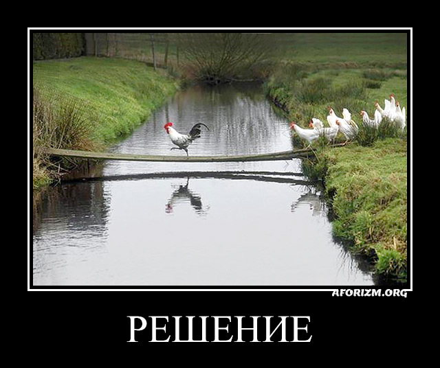Решение. Демотиватор